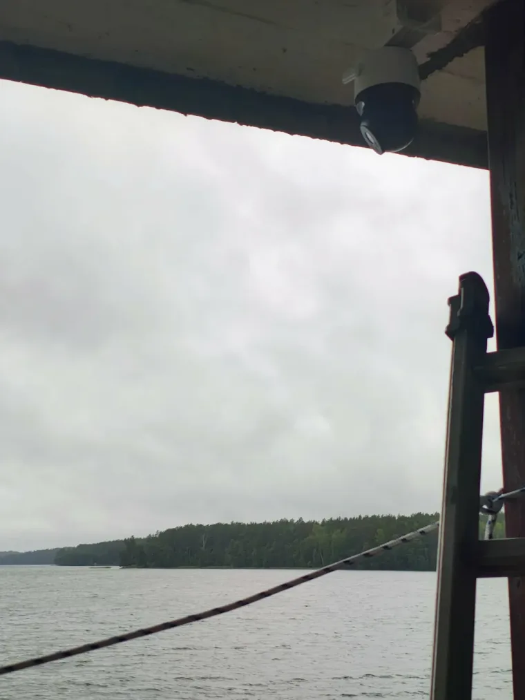 Monitoring prywatnej działki nad jeziorem, Giby pod Sejnami